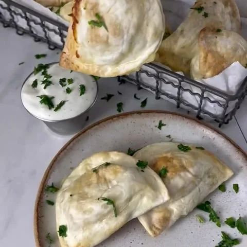 Pierogi ruskie na chrupiąco